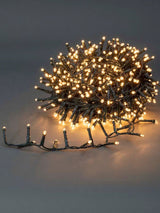 2 meter juletræ med LED-lyskæde