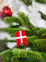 Pyntet juletræ - Sølv