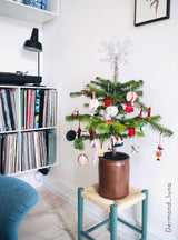 Mini juletræ i potte